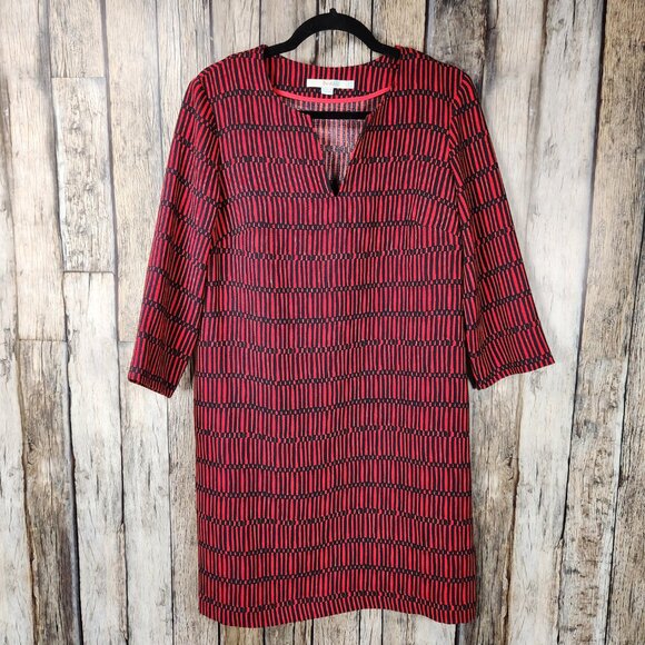 BODEN Easy Notch Tunic Shift Dress - 6 - Picture 3 of 10